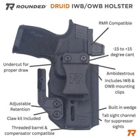 Rounded Concealment DRUID Holster for P365 X-Macro