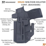 Rounded Concealment DRUID Holster for P365 X-Macro