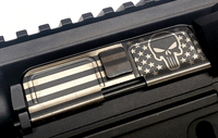 Custom Ar-15 Punisher American Flag Dust Cover