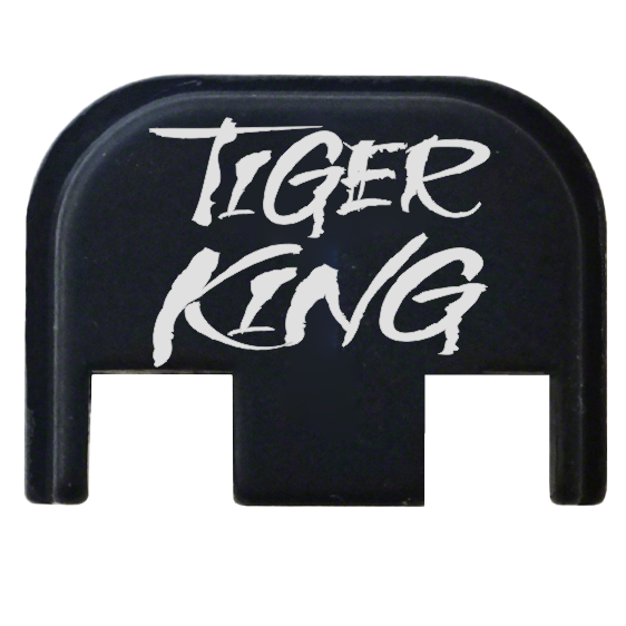 Custom Glock Tiger King Backplate Black
