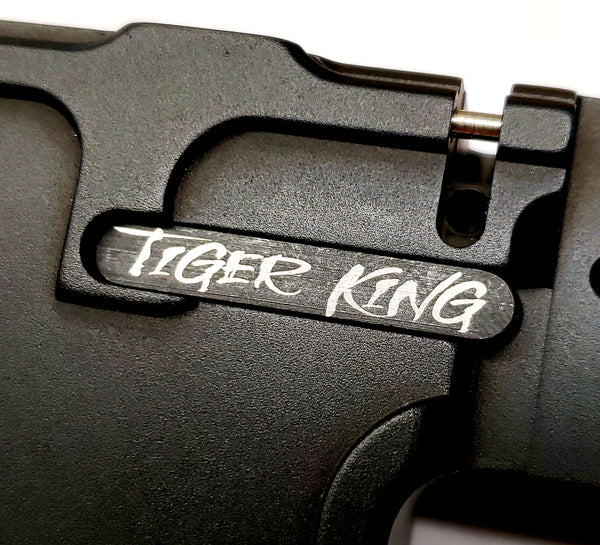 Custom AR Mag Catch Tiger King