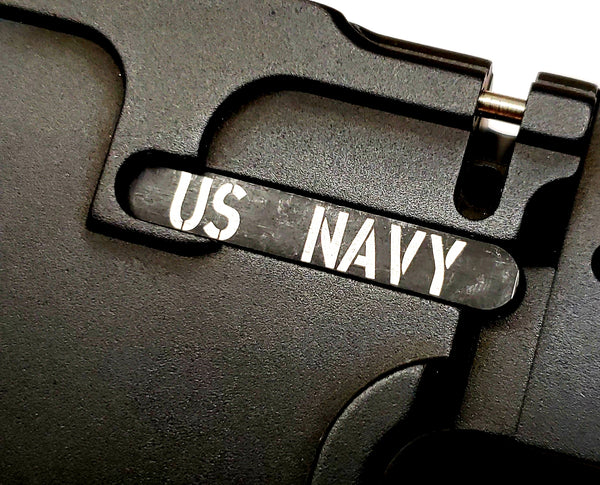 Custom AR Mag Catch U.S. Navy