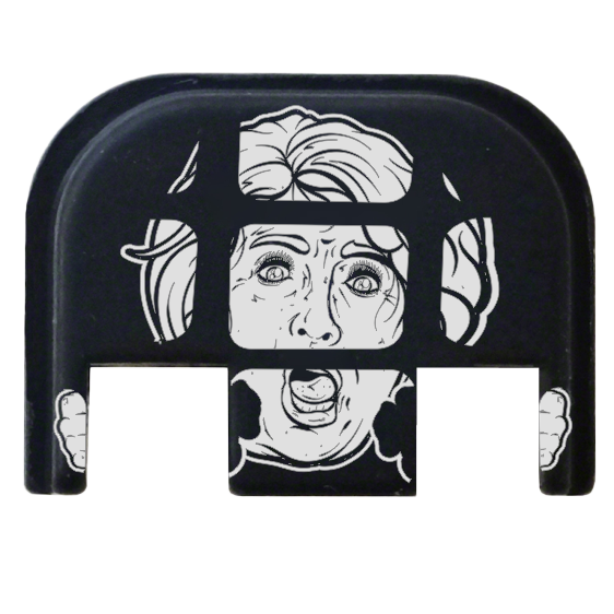 Custom Glock Hillary Epstein Backplate Black