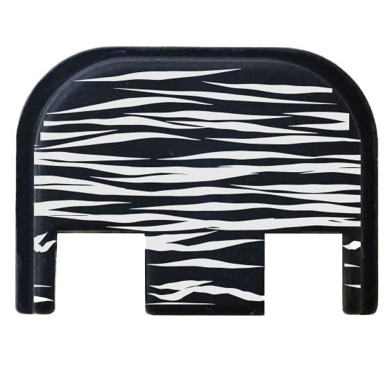 Custom Glock Tiger Stripes Backplate Black